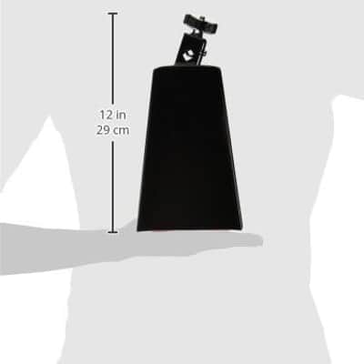LP Black Ridge Rider Cowbell 8in 1/2in Mount image 3