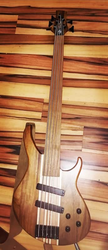 Harley Benton Fretless Bass 5 string HBZ-2005FL image 1