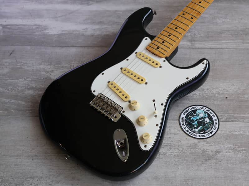 1985 Squier (by Fender Japan) SST-36 Vintage Stratocaster (Black) image 1