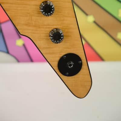 Used Firefly FFVX Pro Dimebag Style Electric Guitar - Flame Maple Top, Cross Inlay image 6