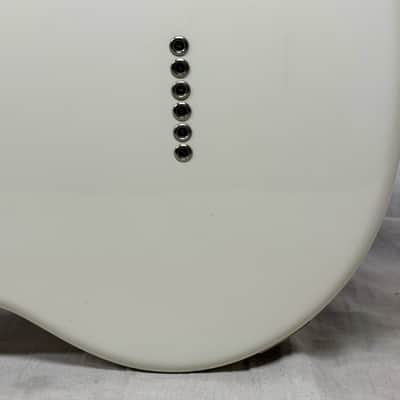Ernie Ball Music Man Silhouette HSH Hardtail Guitar with Case 2018 - White / Maple neck image 14