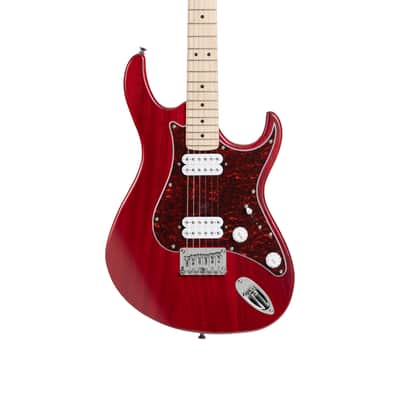 Cort G100 HH | G Series Double Cutaway Electric Guitar, Open Pore Black Cherry. New with Full Warranty! image 1