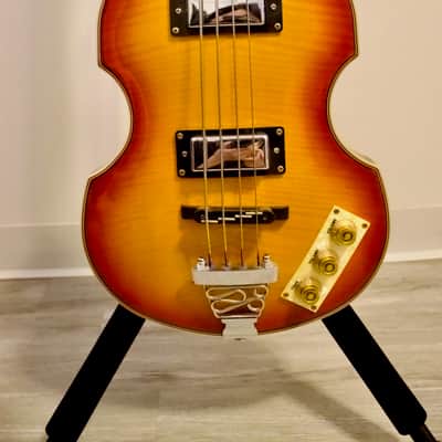 Epiphone Viola Bass with Okume Fretboard 2021 - Present - Vintage Sunburst image 3