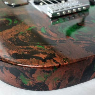 Custom Swirl Painted and Upgraded Fender Squier Telecaster With Matching Pickguard image 19