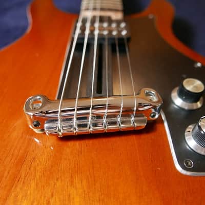 Dan Armstrong 341 London Series Sliding Pickup "London Woody" 1974 Mahagony - Bowie Model image 5