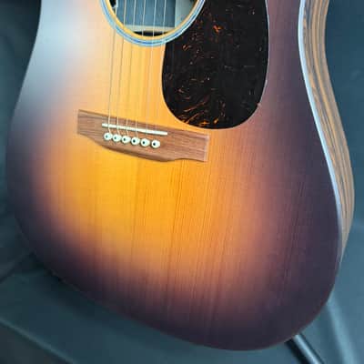 Martin D-X2E Ziricote Burst Dreadnought Acoustic-Electric Guitar Sunburst w/ Case image 8