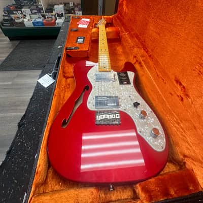 Fender American Vintage II 1972 Telecaster Thinline Candy Apple Red w/Hard Case image 7