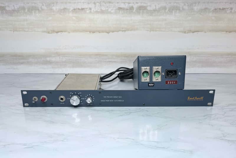 Neve 1272 Preamp racked by Brent Averill image 1