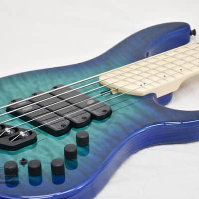 Dingwall Combustion C3 5 String Bass Whalepool Burst (s/n:9599) image 8