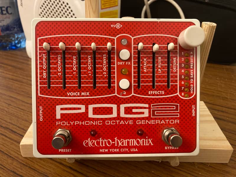 Electro-Harmonix POG2 Polyphonic Octave Generator 2009 - Present - Red / White image 1