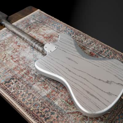 Deimel Firestar 2025 - Silver w/ Black pores & Guard. Righteous Sound Pickups. NEW, (Authorized Dealer) image 11
