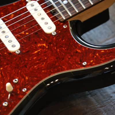 Iconic Guitars Custom Solana Vintage Modern S-Style Guitar Aged Black Relic + OHSC image 4