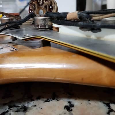 Fender Stratocaster 1962 Natural Slab board/veneer Transition month image 15