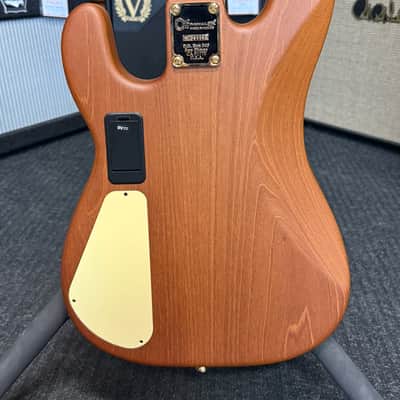 Charvel Pro-Mod San Dimas Bass PJ IV, natural mahogany finish without case - Open Box image 4