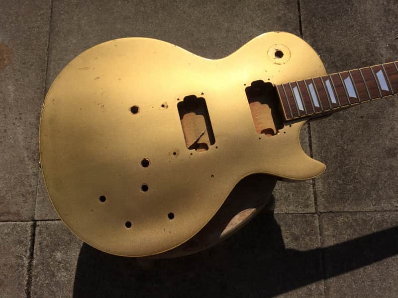 Maya Les Paul 1970s Gold Top genuine roadworn image 1