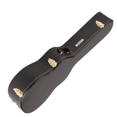 Gretsch G6292 Flat-Top Hard-Shell Case for Acoustic Orchestra and Rancher Jr. Guitars with Durable Telex Finish and Robust Wood Construction (Black) image 5