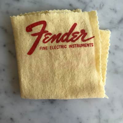1963-1965 Fender Polish Cloth Case Candy Vintage Pre CBS Stratocaster Telecaster Mustang Bass Rare image 1