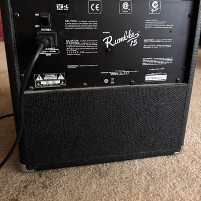 Fender Rumble 15 V3 Bass Combo Amp fairly new image 4