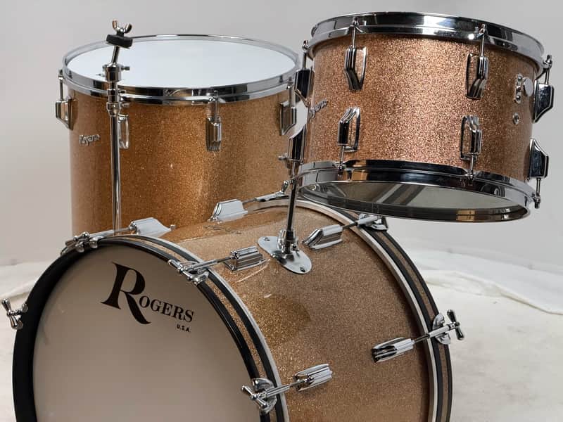 Rogers 20/12/16" 60's Headliner Holiday Drum Set - Champagne Sparkle image 1