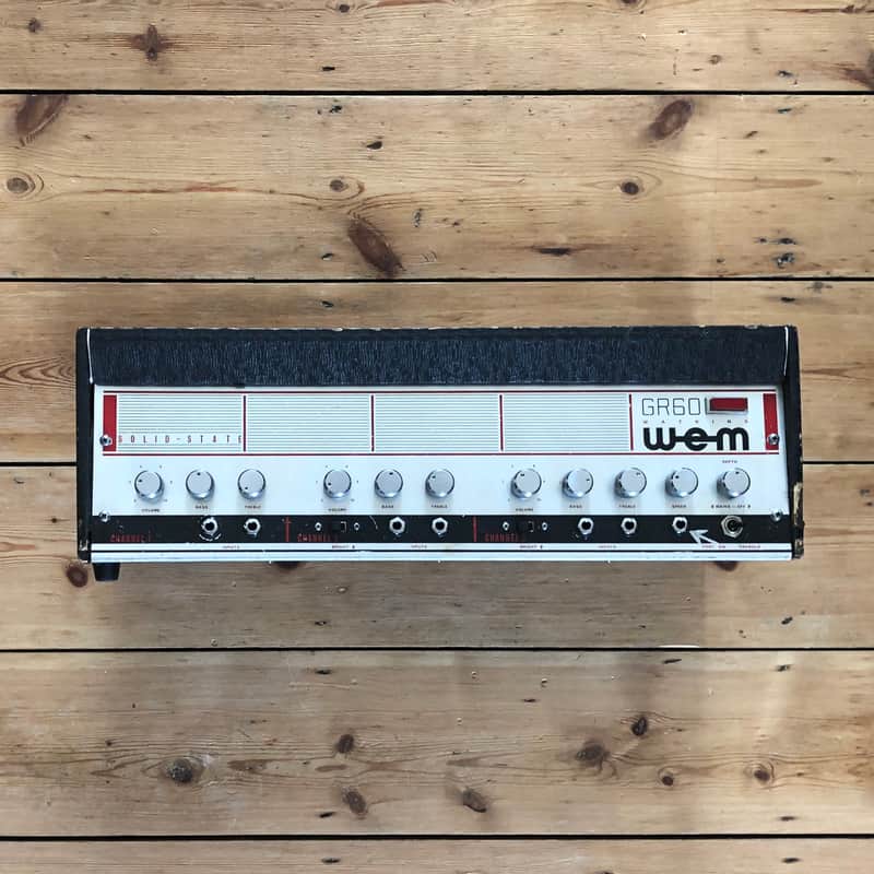 Vintage Solidstate WEM GR60 Guitar amplifier 1965  Watkins starfinder series image 1