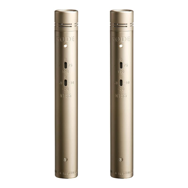 RODE NT55MP Small Diaphragm Condenser Microphone Matched Pair image 2