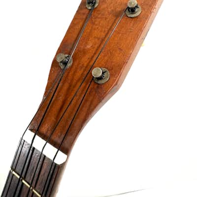 Old Stella painted banjolele banjo uke with art on the head Felix the banjo Cat 1940s - Wood image 9