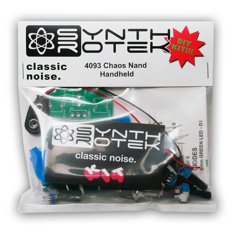Synthrotek 4093 Chaos NAND Handheld DIY Kit - Drone Synth image 1