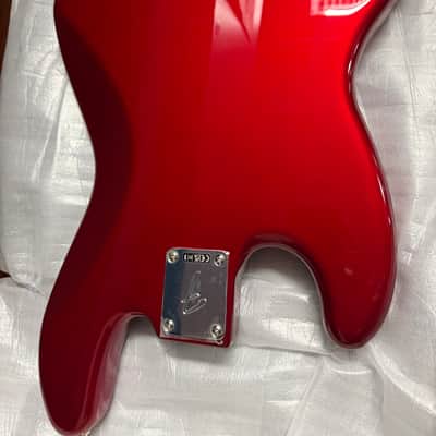 Fender Vintera III Early 70s Jazz Bass loaded body - Candy Apple Red image 3