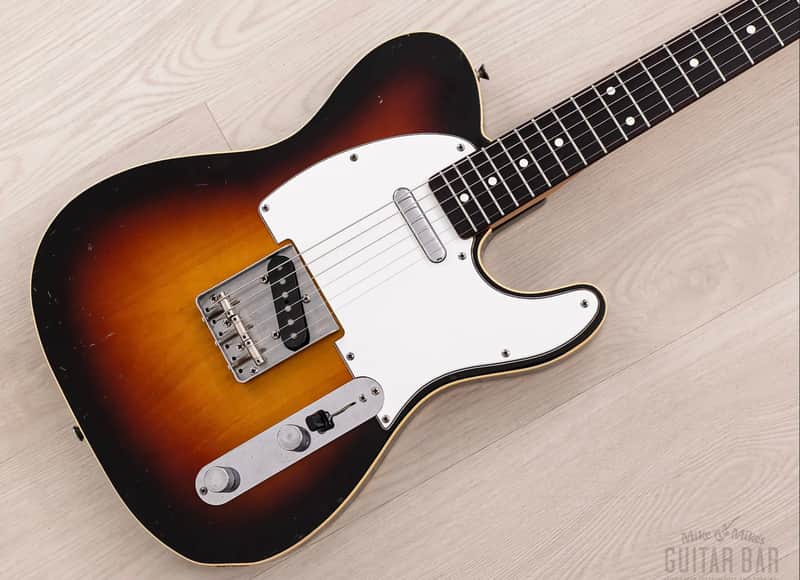1983 Fender Telecaster Custom ‘62 Vintage Reissue TL62B-70 Sunburst A-Serial, Japan MIJ Fujigen telecaster custom 1983 - vintage sunburst image 1