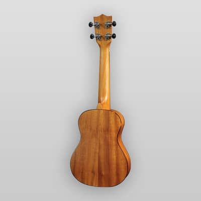 Puka Model PK-PEC Peace Rosette Natural Satin Finish Concert Size Ukulele image 5
