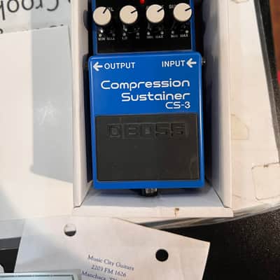 Boss CS-3 Compression Sustainer (Silver Label) 1997 - Present - Blue image 1