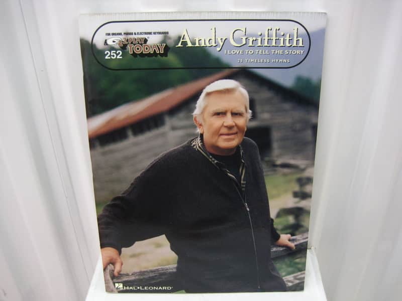 Andy Griffith I Love to Tell the Story EZ Play Today 252 Easy Piano Sheet Music Song Book Songbook image 1