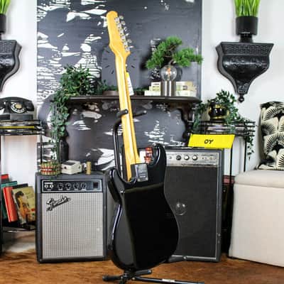 Preowned 1984 Ibanez Roadstar II Series S-Style Solid Body Electric Guitar -- Gloss Black image 4