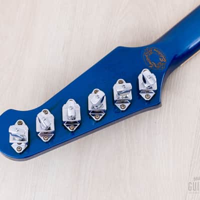 2001 Gibson Limited Edition Firebird V Reverse Body Sapphire Blue w/ Banjo Tuners, Case & Tags, Yamano image 5