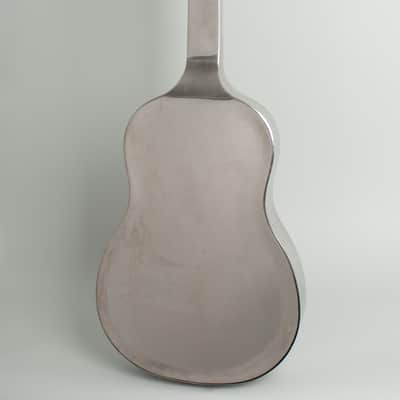 National  Style 1 Tricone Squareneck Resophonic Guitar (1931), ser. #2376, black tolex hard shell case. image 2
