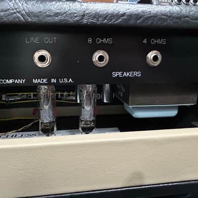 Matchless Lightning 15-Watt Guitar Amp Head & ESS Cabinet 2022 - Black/ Mocha/ White image 16