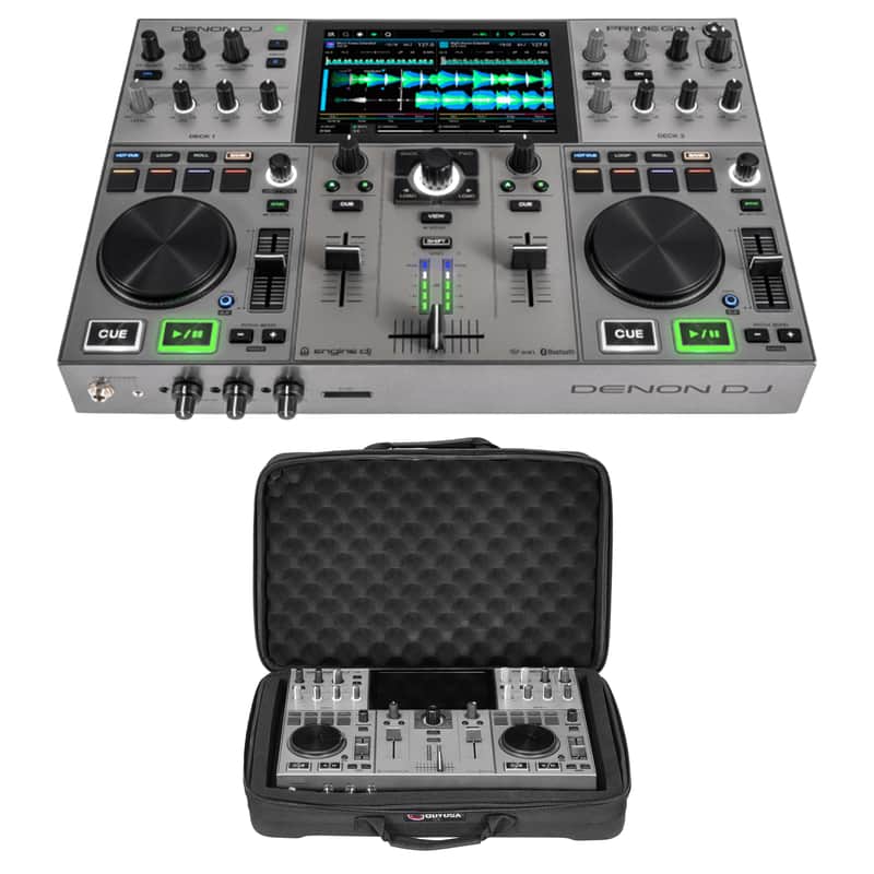 Denon DJ Prime GO+ Plus Media Player + Odyssey BMPRIMEGO Soft Case PROAUDIOSTAR