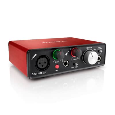 Focusrite Scarlett Solo 2nd Generation | Compact USB Recording Audio Interface image 1
