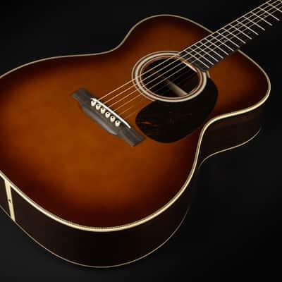 2022 Martin Custom Shop Expert 000-28 Authentic 1937 - Ambertone | USA Vollmassive Vintage Reissue Westerngitarre Adirondack Fichte | CoA OHSC Bild 6