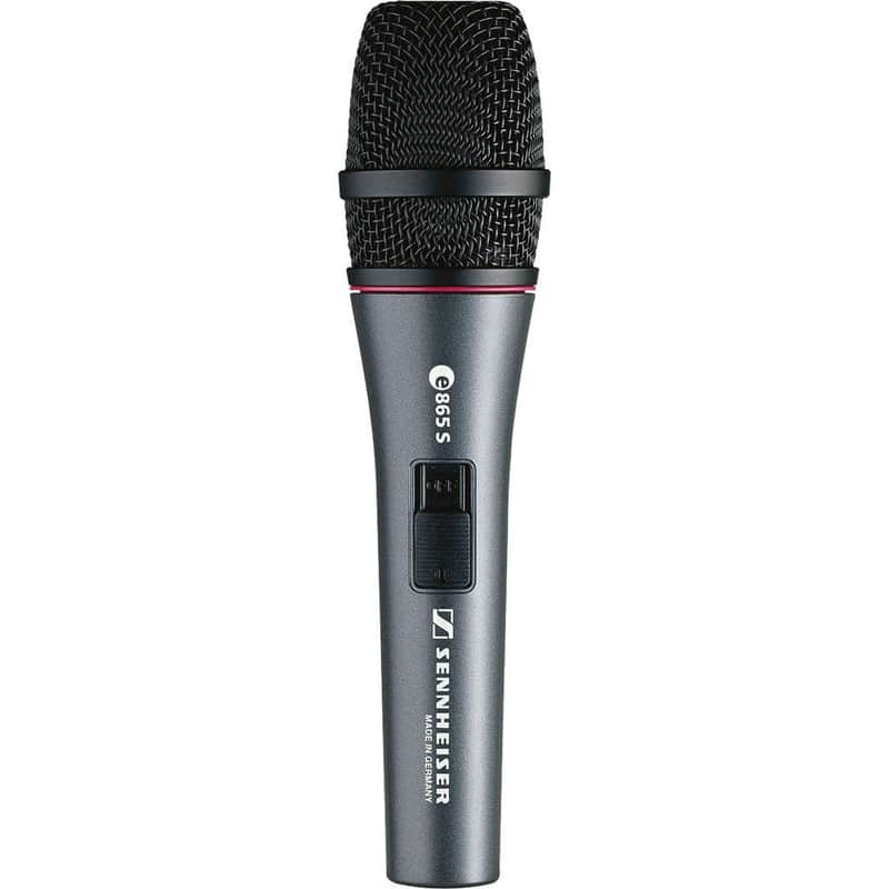 Sennheiser e 865-S Supercardioid Condenser Handheld Vocal Microphone with On/Off Switch image 1