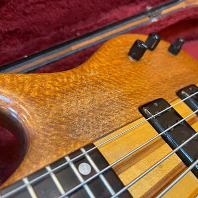 1990 Ken Smith BT5 Lacewood Walnut Mahogany 5 String Bass image 6