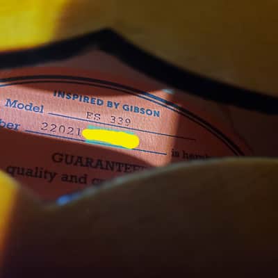 Epiphone ES-339 2022 - Tobacco Burst image 11