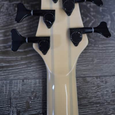 AIO S8-5 5-String Bass Guitar - White Burst 004 image 13