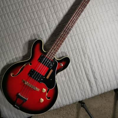 *MINT* 1968-1970 Univox Bass (Japan) - Red Burst image 2