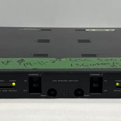 QSC Vintage model 3200 Serie-III Studio standard true dual mono professional power amplifier.(No fan) image 1