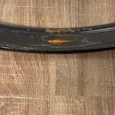 Pearl 22" Export Metal Bass Drum Hoop Rim - Set of 2 - Early 1990s Coral Red image 2