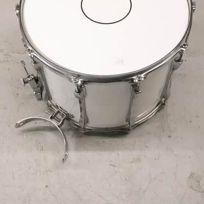 Ludwig 12x15 Marching Snare Drum White Cortex Vintage 1970's image 12