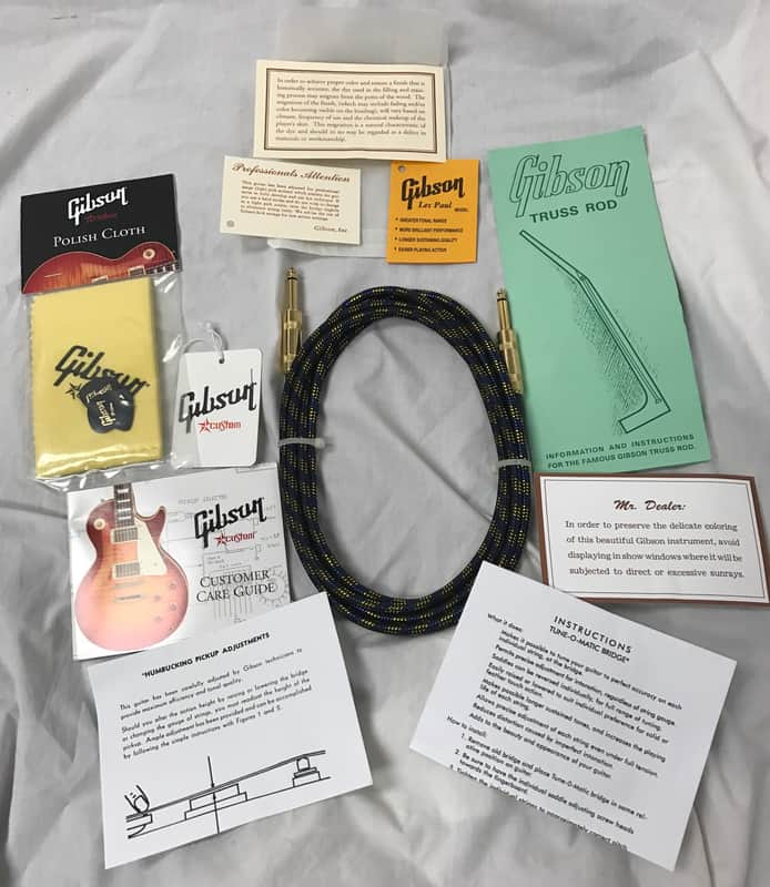 Gibson Custom Shop Historic R8 R9 R0 Case Candy with Cable image 1
