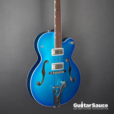 Gretsch G6120T-HR Brian Setzer Hot Rod Hollow-Body Bigsby Candy Blue Burst (Cod.1703UG) image 9