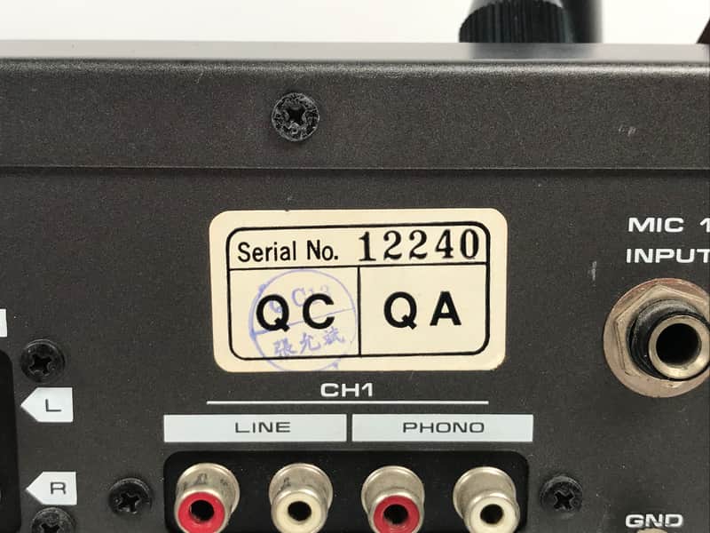 Gemini MX-8200 With Echo 80s Stereo Audio Disco Mixer/Equalizer